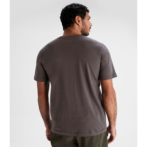 Men's High Quality 100% Cotton Tshirts Custom Logo Black T-shirt Oversized Blank Plain Streetwear Clothing High Quality OEM - Product Image 2