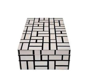 Boîte de rangement pour bijoux en os incrusté de haute qualité, boîte de rangement moderne en os incrusté, boîte à souvenirs multifonctionnelle pour la décoration de la maison - Product Image 2