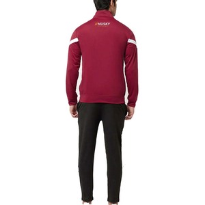 Chándal con Capucha para Hombre, Marca Husky, con Cremallera Completa, Diseño Deportivo de Color Sólido, Transpirable, 100% Poliéster, Corte Regular - Product Image 2