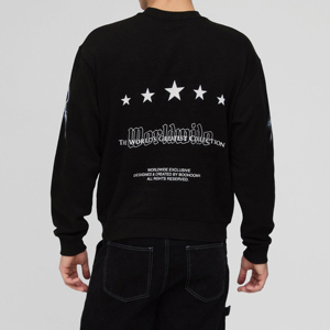 Sweat-shirts en coton de haute qualité à col rond, unis, surdimensionnés, avec logo personnalisé, sweat-shirts épais, fabricant - Product Image 5