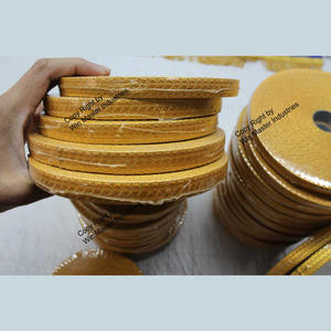 Ceremonial <b>Sleeve</b> Braid in Yellow and Blue Braided <b>Lace</b> Trim <b>for</b> Personal Defense Uniforms - Product Image 2