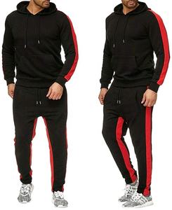 Tenue de sport pour homme, personnalisé, coupe Slim, Sweat-shirt à bande latérale, unisexe, Jogging, vente en gros, - Product Image 3