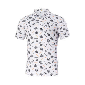 Camiseta Polo Personalizada de Alta Calidad para Hombre, Diseño por Sublimación, OEM al por Mayor, Camisetas Polo Elásticas y Transpirables para Hombre - Product Image 2