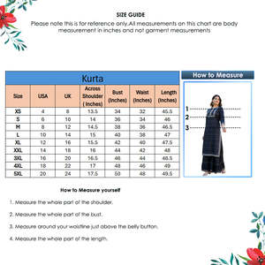 Rayon Geometrical Printed Black Women's Summer Ethnic Wear <b>Kurti</b> Customized Logo Quick Dry Recycled Materials Stylish - Product Image 3