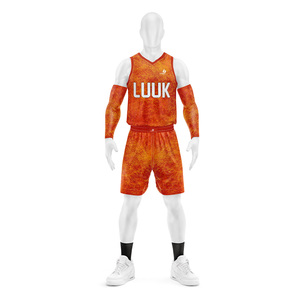 Men's Basketball Uniform Custom Sublimated Jersey and Shorts Set Performance <b>Athletic</b> Sportswear for Basketball Teams - Product Image 2