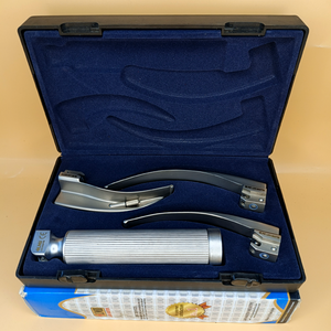 Laryngoscope conventionnel standard Macintosh, 3 lames, ensemble 2-3-4, manche adulte, réutilisable, acier inoxydable AISI 304 - LAPA-7330712-11-3 - Product Image 3