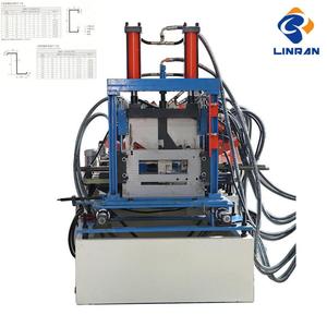 Máquinas formadoras de rollos en frío Z Purlin automáticas de alta calidad Engranaje de línea de producción de marco de acero en forma de <span class=keywords><strong>C</strong></span> - Product Image 2