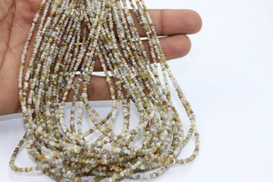 Cuentas naturales multidiamante sin cortar de 2-3mm 16 pulgadas cuentas de diamantes crudos para la fabricación de joyas hechas de piedra Natural - Product Image 4