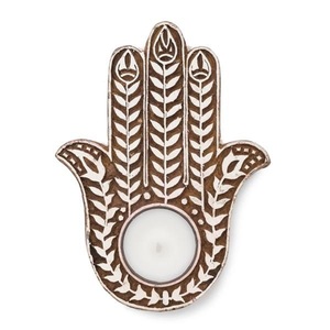 Artisan Wooden Mandala Tealight Stand Intricate Laser Cut Candle Holder for Yoga Studio Home Temple and Office Décor - Product Image 3