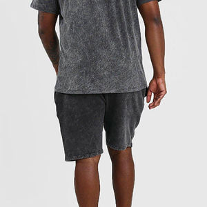 Shorts décontractés amples à cordon de serrage pour homme – Collection Printemps-Été – Couleur unie – Idéal pour la plage et les loisirs quotidiens – Short élégant pour homme - Product Image 2