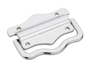Hot Sale Zinc Alloy Modern Durable Folding Chest Handle Recessed Drop Pull Heavy Duty Mount <b>Hardware</b> for Kitchen Bathroom - Product Image 3