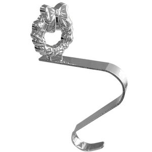 Merry Christmas Aluminium Top Christmas <b>Stocking</b> <b>Holder</b> For Hanging Decorative Use Xmas <b>Stocking</b> <b>Holder</b> With Silver Tree Top - Product Image 2