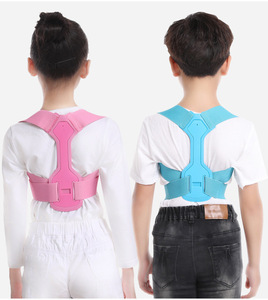 Custom OEM <b>Back</b> Posture Corrector Shoulder <b>Brace</b> Adjustable Spine Support Belt Flexible Silicone Plastic Buckle for Men Youth - Product Image 2