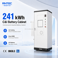 Sistema de Almacenamiento de Energía Comercial e Industrial de 241 kWh, Gabinete de Baterías LFP de 100 kW con Enfriamiento por Aire, BESS para Energía de Respaldo en Fábricas