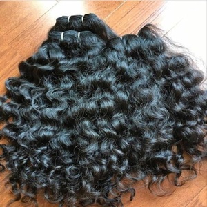 Wholesale 1B Color Wet and Wavy Bulk Human Hair for Braiding No Weft Deep Wave Raw Boho Hair <b>Extensions</b> - Product Image 1