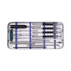 Azicon's Spinal Pedicle <b>Screw</b> Instrument <b>Set</b> Orthopedic Spine Fusion Rod Bender Probe <b>Screw</b> <b>Driver</b> Awl Tool Kit Hardware - Product Image 2