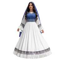 Robes pour femmes afghanes de haute qualité, solides, avec fermetures éclair, tailles et couleurs personnalisées, dentelle, pompons, boutons décoratifs, robes décontractées pour femmes