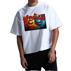 Camiseta prémium para hombre de algodón 100% de 300 g de peso pesado |   Logotipo Personalizado y Venta al por Mayor - Product Image 1