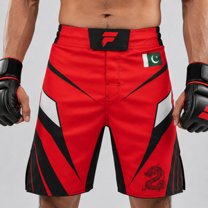 Shorts de MMA professionnels conçus avec des matériaux de qualité supérieure offrant confort, agilité et durabilité pour les combattants actifs. - Product Image 4