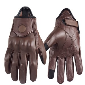 Gants de moto en cuir unisexes ATYPE, compatibles écran tactile, pour cyclisme, course, été, moto, motocross, VTT - Product Image 3