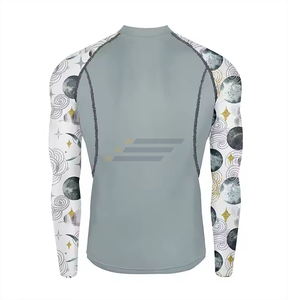 Camiseta de Compresión MMA para Hombre, Diseño de Logotipo Personalizado, Impresión por Transferencia de Calor, Secado Rápido, 180g, Spandex/Nylon, para BJJ y Grappling - Product Image 5