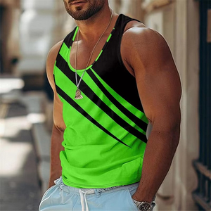 Men Sleeveless Tank Top Summer Casual Soft Cotton Tshirt Washed Gym <b>Vest</b> Activewear Lightweight Breathable Fitness Wear - Product Image 2