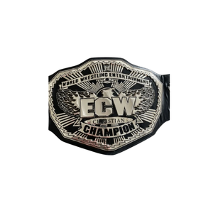 Ceinture de champion chrétienne en gros, édition collector noire et argentée, personnalisable pour la lutte - Product Image 1