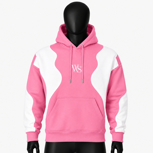 Men's Camouflage Color Block Double Zip up <b>Hoodie</b> Casual Cotton French Terry Sweatshirt with Front Pocket and WS Logo - Product Image 1
