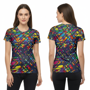 เสื้อยืดออกกำลังกาย ระบายอากาศ แห้งเร็ว ทรงพอดีตัว สวมใส่สบาย เหมาะสำหรับวิ่ง ฟิตเนส โยคะ น้ำหนักเบา 180 GSM คอกลม สีตามสั่ง - Product Image 3