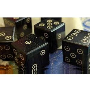 Dés à jouer 100 % naturels en corne de buffle, faits à la main par A N International - Product Image 2