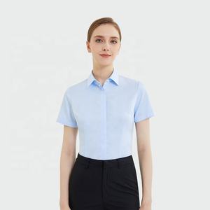 เสื้อเชิ้ตผ้าซาตินเนื้อเนียนนุ่มสำหรับผู้หญิงผ้าฝ้าย100% 200S - Product Image 2