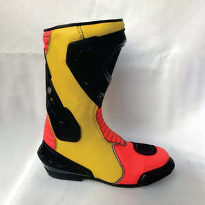 Botas de Motocicleta Cómodas, Personalizadas con Impresión, Zapatos de Motociclismo de Carreras, Impermeables, Transpirables, Colores y Tallas Personalizables - Product Image 3