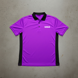 Men premium 200 GSM cotton polyester pique <b>polo</b> <b>shirt</b> <b>Grey</b> with Black side panels custom screen print logo men's <b>Polo</b> <b>Shirt</b> - Product Image 6