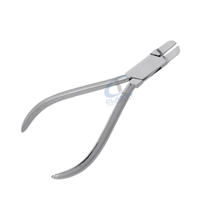 Forceps d'extraction dentaire de précision en acier inoxydable, kit chirurgical argenté, instrument chirurgical manuel de classe I - Product Image 1