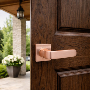 Luxury Designer Brass Mortise Door <b>Handle</b> Set | Heavy Duty Lever <b>Handles</b> for Interior Doors in Antique, Black, Graphite & Gold - Product Image 3