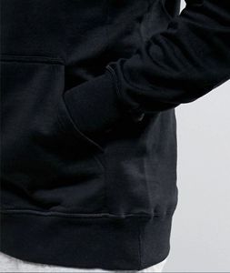 Sweat-shirt à capuche noir pour homme BULKBEAR en coton French Terry, coupe classique, pull décontracté avec poche avant et logo, idéal pour l'automne - Product Image 4