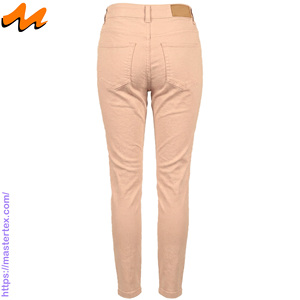 Women's Mid Waist Skinny Fit Ctn/Poly/<b>Stretch</b> <b>Denim</b> Full Length Pent Breathable Fabric Spring Wear Crafted at 9.28oz - Product Image 2