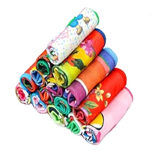 Ensemble de serviettes de bain en coton imprimé coloré, motif floral, doux pour la peau, rectangulaire, usage domestique, taille adulte - Product Image 2