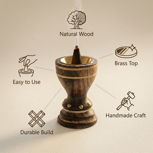 Boîte à encens Bakhoor artisanale en bois |   Porte-encens aromatique de qualité supérieure pour la décoration de la maison, cadeau, qualité d'exportation - Product Image 5