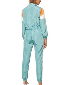<b>Men's</b> 100% Cotton Waterproof 2 1 <b>Animal</b> Print Windbreaker Tracksuit Set Pullover Crop Top Jogger Pants Patchwork Winter Hooded - Product Image 2