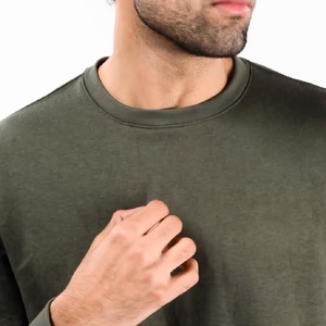 windproof Men Crew Neck <b>Tracksuit</b> Casual Lightweight Regular Fit 100%Cotton Sustainable OEM Service Men Crew Neck <b>Tracksuit</b> - Product Image 6
