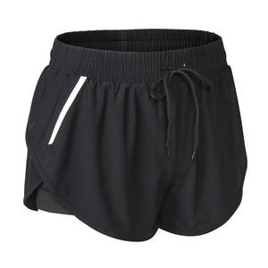 Shorts pour femmes grande taille de haute qualité, décontractés, écologiques, respirants, taille élastique, couleur unie, tissu polaire brodé - Product Image 5