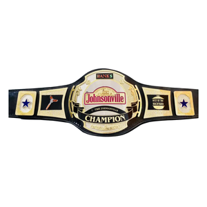 Johnsonville 7-Time Champion Belt Best of the Backyard Design Premium Quality Black Strap with Gold Plate - Product Image 1