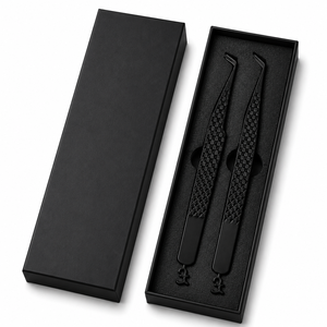 Pinzas de Precisión para Pestañas de Acero Inoxidable con Punta Suave y Diseño de Agarre de Diamante para una Aplicación Precisa - Product Image 6