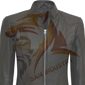 Women's High Quality Genuine Leather Slim Fit <b>Jacket</b> New Fashion Soft Comfortable Leather <b>Jacket</b> For <b>Ladies</b> - Product Image 5
