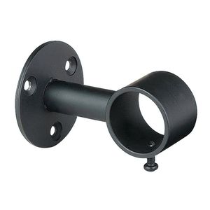 Support de rideau en aluminium laqué laiton antique, ensemble de supports de tringle à rideau vintage et pinces de fixation murales pour quincaillerie de fenêtre en promotion - Product Image 3