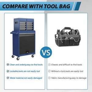 5-Drawer <b>Rolling</b> <b>Tool</b> Chest Enhanced Packaging Detachable Top Metal <b>Tool</b> Box for Garage Work Storage Cabinet - Product Image 5