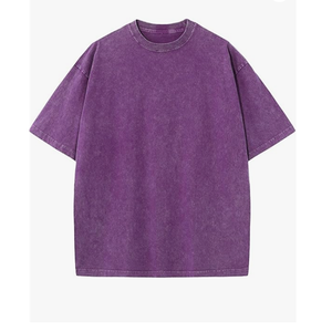 Camiseta de Hombre con Logotipo Personalizado, Lavado Ácido, 100% Algodón, Camiseta Gráfica Extra Grande para Hombre - Product Image 3