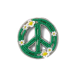Patch personnalisé brodé à la main avec des perles de coton fantaisie pour sacs à main et robes, broderie perlée de luxe - Product Image 3