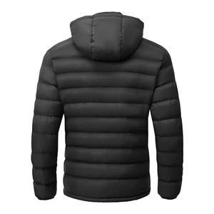 Chaqueta Acolchada Ligera para Hombre, con Capucha Desmontable, Resistente al Agua, Abrigo Casual de Invierno, Chaqueta Aislante con Capucha para Viajes, Esquí y Actividades al Aire Libre - Product Image 4